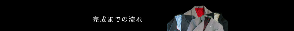 完成までの流れのご紹介